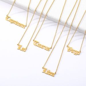 Gold Zodiac Neckless